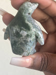 Moss Agate penguin