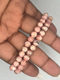 Rhodocrosite bracelet