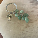 Green Aventurine keychain