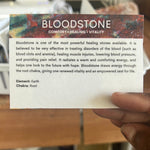 Heart Bloodstone worry stone