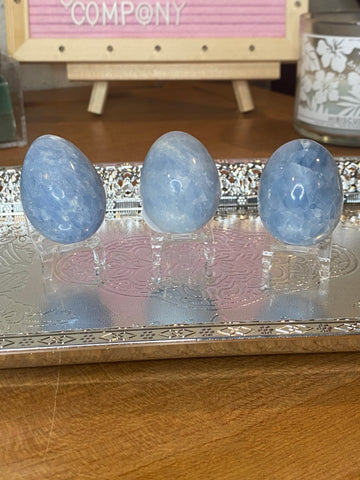 Blue Calcite egg