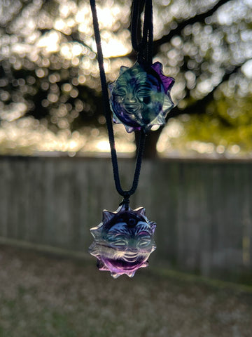 Fluorite Sun necklace