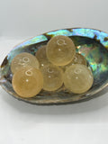 Honey Calcite sphere