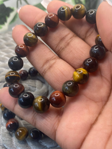 Triple Tigers Eye bracelet