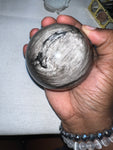 Silver Obsidian  sphere