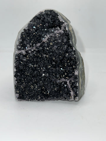 Black Amethyst cluster