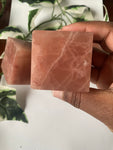 Rose Calcite cube