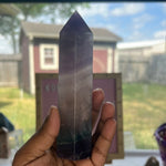 Rainbow Fluorite tower