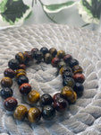 Triple Tigers Eye bracelet