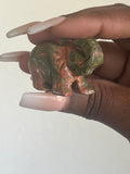 Unakite elephant mini