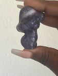 Lepidolite goddess mushroom