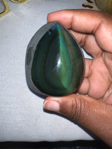 Rough Rainbow Obsidian