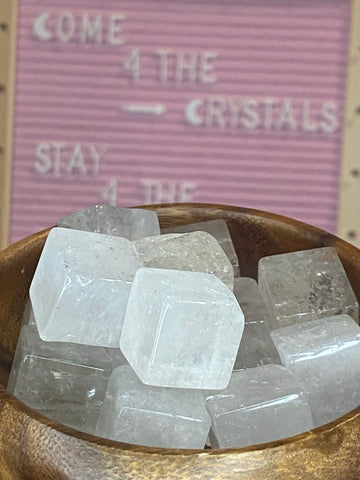 Clear Quartz cube