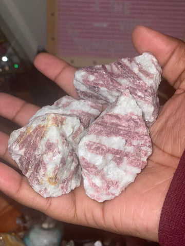 Rough Pink Tourmaline