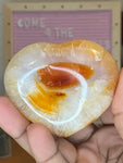 Carnelian heart