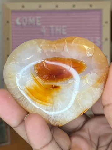 Carnelian heart