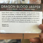 Heart Dragon's Blood worry stone