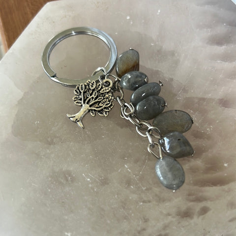 Labradorite Keychain