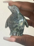 Moss Agate penguin