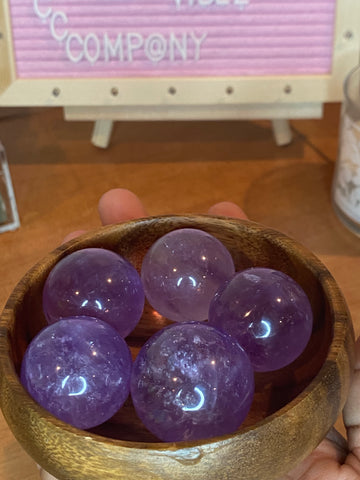 Amethyst sphere